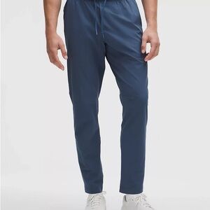 lululemon athletica Men's Zeroed In Slim-Fit Navy Joggers Pants